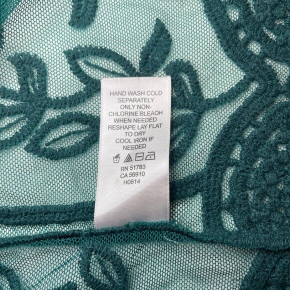 Maurices Green Long Sleeve Tunic Top Size Large - Picture 3 of 3